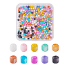 300Pcs 10 Colors Natural Freshwater Shell Beads SHEL-TA0001-06-30