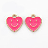 Alloy Enamel Charms X-ENAM-T016-12A-RS-2