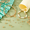 240Pcs 4 Style Long-Lasting Plated Brass Beads KK-AR0002-32-5
