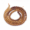 Natural Orange Garnet Beads Strands G-D0013-11-2