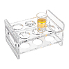 Acrylic Holders for 6 Round Shot Glasses AJEW-WH0473-04-1