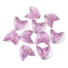 Fishtail Shape Transparent Acrylic Pendants LS-TACR-TAC0007-01D-2