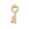 Brass & Imitation Pearl Pendants KK-A300-19G-1