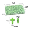 200Pcs Opaque Acrylic Beads SACR-FS0001-39C-4