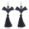 Halloween Theme Alloy Enamel Dangle Earrings FS-WG50C46-07-1