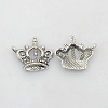 Tibetan Style Metal Alloy Crown Pendants X-LF10497Y-1