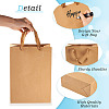 15Pcs 3 Styles Rectangle Kraft Paper Bags with Handle AJEW-TA0001-92-6