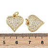 Brass Micro Pave Cubic Zirconia Pendants ZIRC-I367-11G-12-3