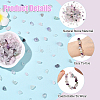 5 Strands 5 Styles Natural Fluorite & Quartz Crystal & Rose Quartz & Amethyst Chip Beads Strands G-YW0002-74-5