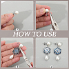 304 Stainless Steel Stud Earring Findings EJEW-SP0001-17C-4