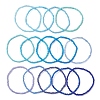 14Pcs Glass Seed Beads Stretch Bracelets for Women BJEW-MZ00266-5