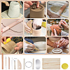 10Pcs Pine Wood Rulers TOOL-FG0001-41-5