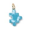 Printed Brass Pendants LS-KK-CBAB1CA-15G-1
