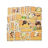 50Pcs Cartoon Animals PVC Sticker STIC-D280-04-6