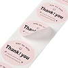 Self-Adhesive Paper Gift Tag Stickers with Word Thank You DIY-R084-05A-3