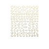 Hot Stamping 3D Watermark Slider Gel Nail Art Decals MRMJ-T072-DP0205-1