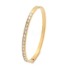 304 Stainless Steel Rhinestone Bangles for Women BJEW-Z092-08G-5