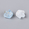 Frosted Transparent Acrylic Beads FACR-T009-01D-3