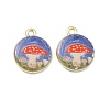 Printed Alloy Pendants PALLOY-P319-07D-01-1