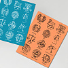 Silk Screen Printing Stencil DIY-WH0341-419-6