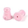 Spray Painting Opaque Acrylic Beads MACR-K357-10B-01-2