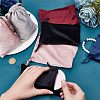 HOBBIESAY 24Pcs 6 Colors Velvet Jewelry Drawstring Bags TP-HY0001-05B-3