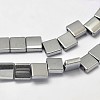 Electroplate Non-magnetic Synthetic Hematite Beads Strands G-I175-16B-1