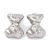 Non-Tarnish Bowknot 304 Stainless Steel Stud Earrings EJEW-H013-30P-1