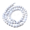 Natural Blue Lace Agate Beads Strands G-G344-A06-6mm-3