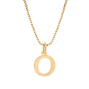 1pc 304 Stainless Steel Letter Pendant Necklaces NJEW-LP0001-38O-G-1