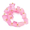 Raw Rough Natural Quartz Crystal Beads Strands G-Z131-J01-11-5