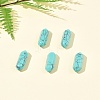 5Pcs Synthetic Turquoise Healing Stones G-FS0005-83L-9