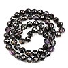 Transparent Electroplate Glass Beads Strands EGLA-N002-34C-B18-2