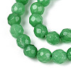 Dyed Natural White Jade Beads Strands G-T139-4mm-60-17-3