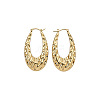 Textured Iron Hoop Earrings for Women WGCB37A-01-3