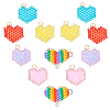 12Pcs 6 Styles Seed Beads Beaded Charms FIND-AR0005-63-1