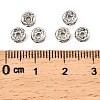 Brass Rhinestone Spacer Beads RB-A014-Z5mm-01P-2