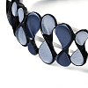 Coloful Alloy Enamel Links Stretch Bangles BJEW-B100-10-3