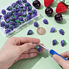 50Pcs Autumn Theme Grape Resin Pendants RESI-GA0001-45-3