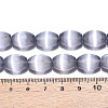 Dyed Natural Selenite Beads Strands G-T138-232B-4