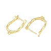 Brass Hoop Earring Findings KK-K340-39G-2