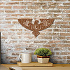 Creative Natural Wooden Wall Hanging Decoration AJEW-WH0331-001-6