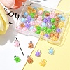 60Pcs 6 Colors Luminous Resin Cabochons RESI-FS0001-95-7
