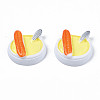 Opaque Epoxy Resin Cabochons CRES-S358-40-5