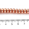 Electroplated Synthetic Non-magnetic Hematite Beads Strands G-C248-A01-5x8mm-02-4