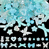 160Pcs 16 Styles Mixed Styles Acrylic Beads OACR-PA0001-77D-1