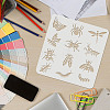Large Plastic Reusable Drawing Painting Stencils Templates DIY-WH0172-807-3