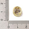 Brass Micro Pave Cubic Zirconia Multi-Strand Links KK-C111-01G-S-3