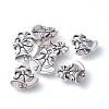 Tibetan Style Alloy Christmas Bell Pendants LS-TIBEP-GC158-AS-RS-1