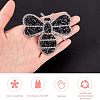 Rhinestones Sew on/Iron on Patches DIY-FG0001-38-3